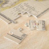 Vintage geologische Karte Europas (1856) Puzzle (Seite)