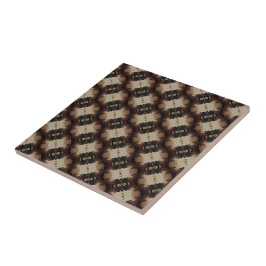 Vintage Geometric Ceramic Tile Pattern Fliese (Seite)