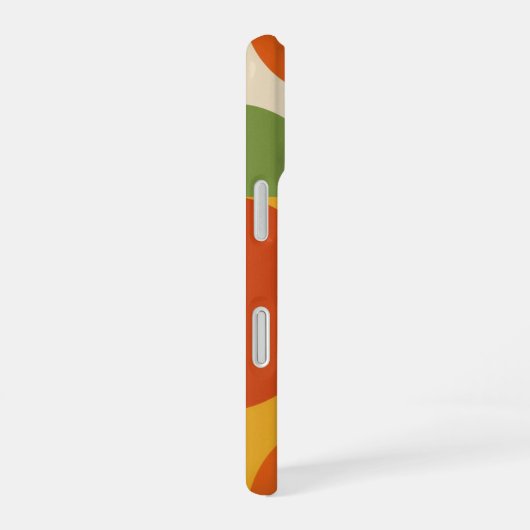 Vintage Geometric Composition iPhone 16 Hülle (Rechte Seite)