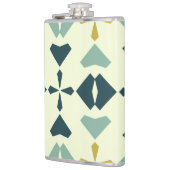 Vintage Geometric Pattern Flachmann (Links)