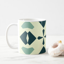 Vintage Geometric Pattern Kaffeetasse