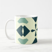 Vintage Geometric Pattern Kaffeetasse (Links)