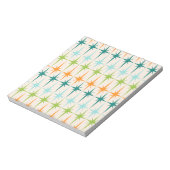 Vintage Geometric Starbursts Notizblock (Rotiert)