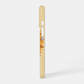 Vintage Geometric Sunflowers iPhone 16 Hülle (Linke Seite)