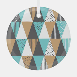 Vintage-Geometrie: Abstrakte Illustration. Ornament Aus Glas