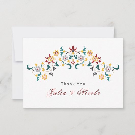 Vintage Geometrie — Klassische Motif Hochzeit (Vorderseite)