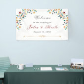 Vintage Geometrie — Klassische Motif Hochzeit Banner (Messeveranstaltung)