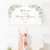 Vintage Geometrie — Klassische Motif Hochzeit Banner (Insitu)