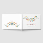 Vintage Geometrie — Klassische Motif Hochzeit Gästebuch (Voll)