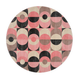 Vintage-Geometrie: Klassisches nahtloses Muster Schneidebrett