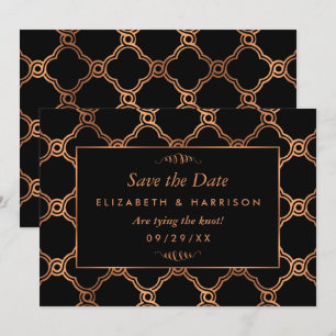 Vintage Geometrische Art Deco Gatsby Save The Date