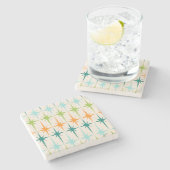 Vintage geometrische steinuntersetzer (Seitenansicht)