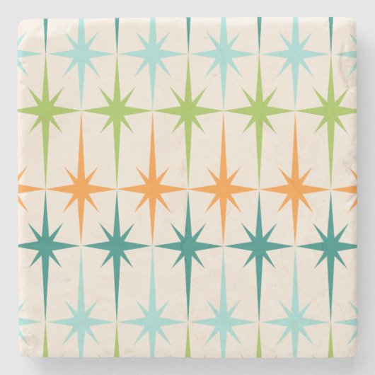 Vintage geometrische steinuntersetzer (Vorderseite)