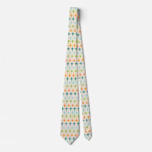 Vintage geometrische Sternexplosion-Krawatte Krawatte