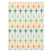 Vintage geometrische Sternexplosion-Tischdecke