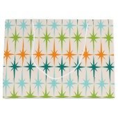 Vintage geometrische Sternexplosionen - Geschenkta Große Geschenktüte (Vorderseite)