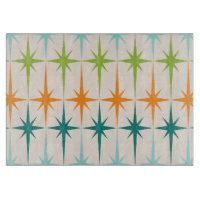 Vintage geometrische Sternexplosionen Glasschneide