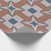 Vintage geometrische Textur im Farbhintergrund Geschenkpapier (Ecke)