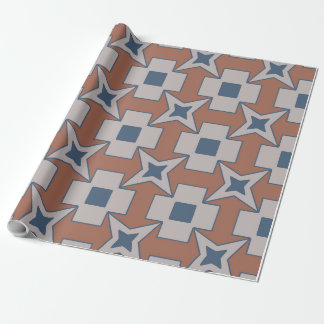 Vintage geometrische Textur im Farbhintergrund Geschenkpapier