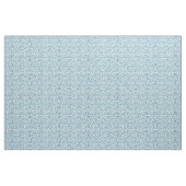 Vintage geometrisches blaues Ogee-Muster. Stoff (Yard (91,4 cm))