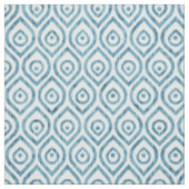 Vintage geometrisches blaues Ogee-Muster. Stoff (Muster)