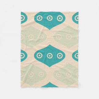 Vintage geometrisches Muster Fleecedecke