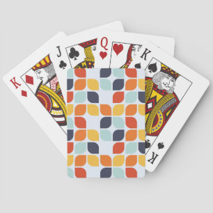 Vintage geometrisches Muster Spielkarten