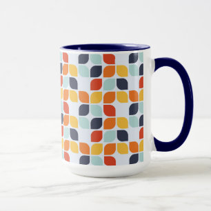 Vintage geometrisches Muster Tasse