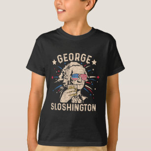 Vintage George Sloshington Washington 4. Juli T-Shirt
