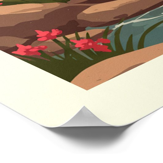 Vintage Georgetown Texas Poster (Ecke)