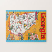 Vintage Georgia Postcard 11x14 Puzzle (Horizontal)