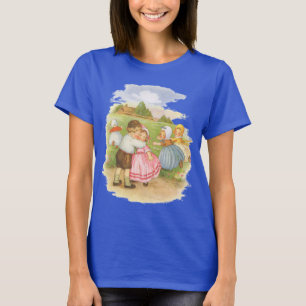 Vintage Georgie Porgie Mother Goose Kinderreime T-Shirt
