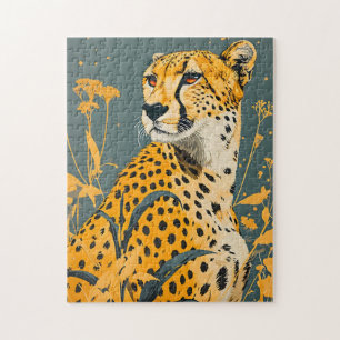 Vintage Gepard Puzzle