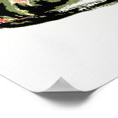 Vintage gepostete Kalenderanzeige Poster (Ecke)