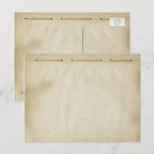 Vintage gepunktete Blankenantik Inspiriert Postkarte (Vorne/Hinten)