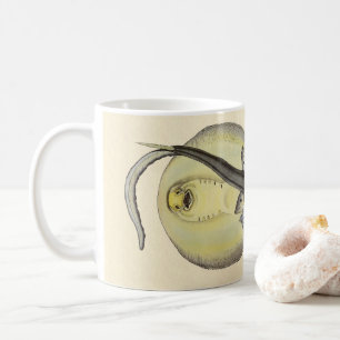Vintage Gepunktete Rochen, Meerestiere Kaffeetasse