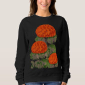 Vintage-Geranium-Trio - auffälliges Floraldesign Sweatshirt (Vorderseite)