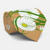 Vintage Gerber Daisy Blume aus dem Frühjahrsgarten Krawatte (Gerollt)