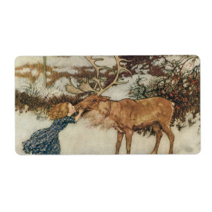 Vintage Gerda und das Ren durch Edmund Dulac