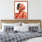 Vintage German Requetta Chocolate Ad Leinwanddruck (Insitu (Schlafzimmer))