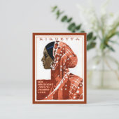 Vintage German Requetta Chocolate Ad Postkarte (Stehend Vorderseite)