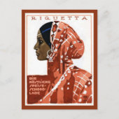 Vintage German Requetta Chocolate Ad Postkarte (Vorderseite)