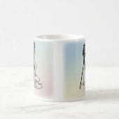 Vintage Gesangslinien Kaffeetasse (Mittel)