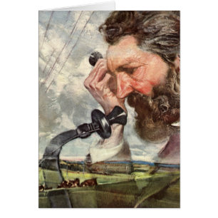 Vintage-Geschäft, Alexander Graham Bell Telefon