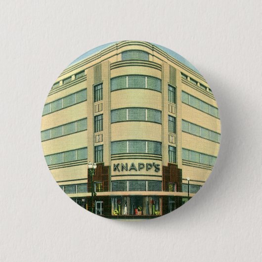 Vintage Geschäft, Knapp's Kaufhaus Button (Vorderseite)