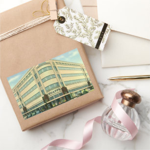 Vintage Geschäft, Knapp's Kaufhaus Rechteckiger Aufkleber