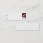 Vintage Geschäfts-Karte Mini Visitenkarte (Vorne/Hinten)