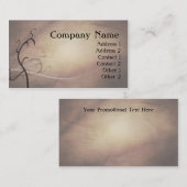 Vintage Geschäfts-Karte Visitenkarte (Vorne/Hinten)