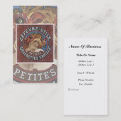 Vintage Geschäfts-Karte Visitenkarte (Vorne/Hinten)