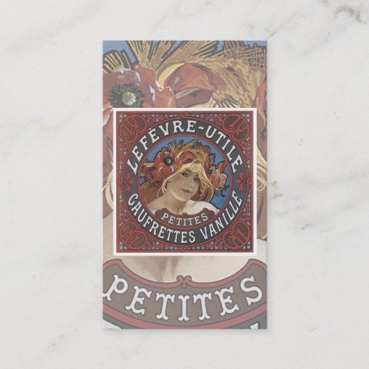 Vintage Geschäfts-Karte Visitenkarte (Vorderseite)